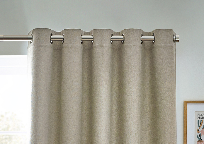 Dawn (Blackout) Eyelet, Natural - Ready Made Curtains - Image 9